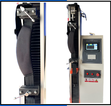 Tear and pull strength testing machine